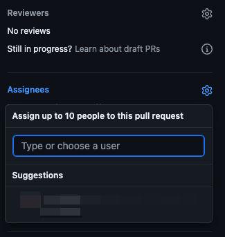 Assign pull requests