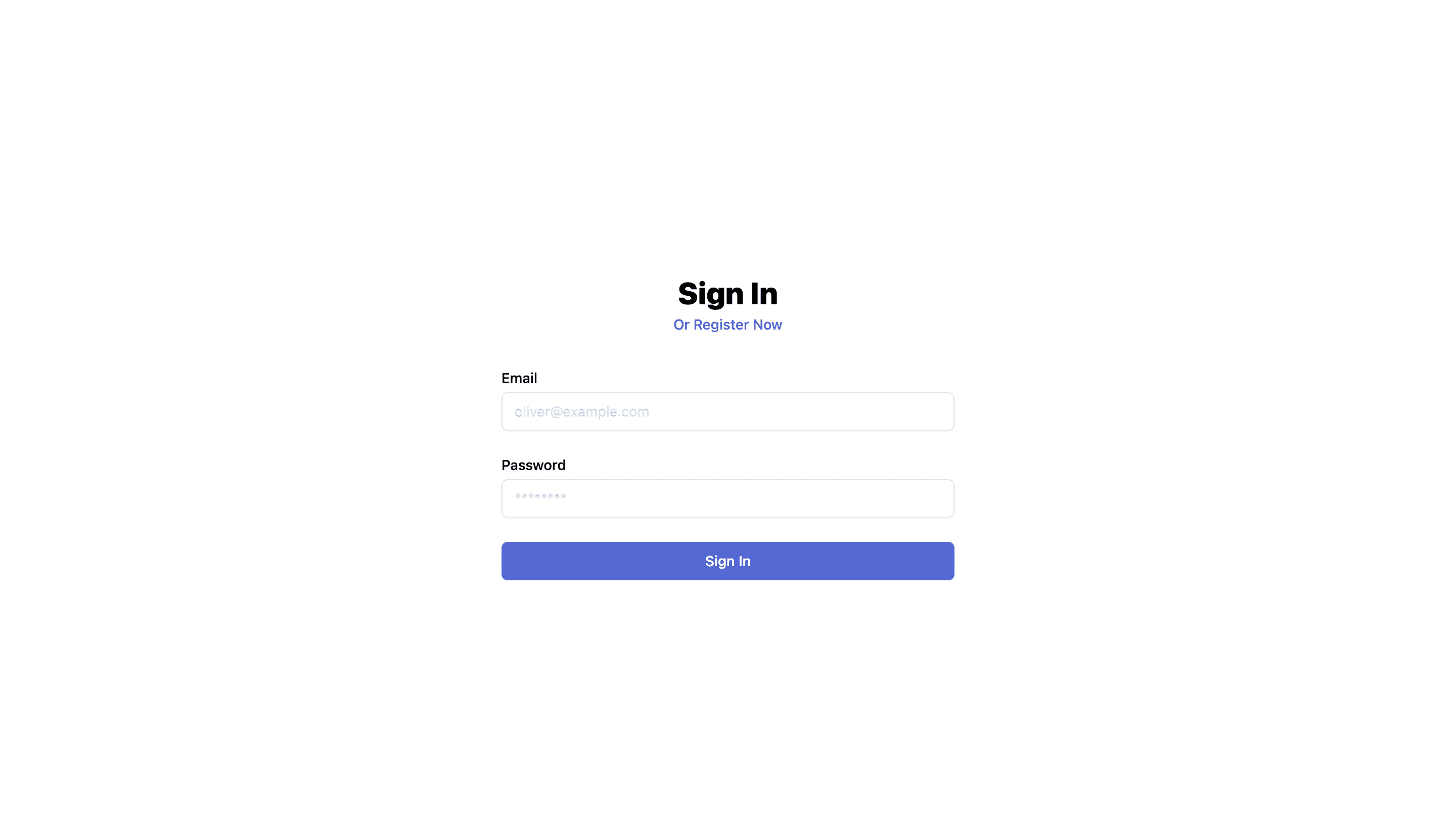 User login