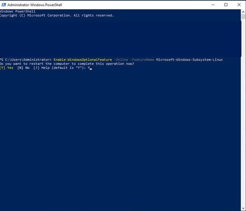 Powershell install